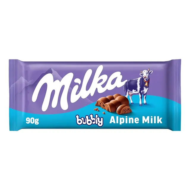 Barra Chocolate Milka Bubbly Alpine Milk