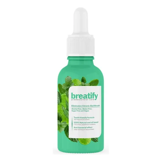 Gotas Bucales Breatify 10ml Contra Mal Aliento Sin Alcohol