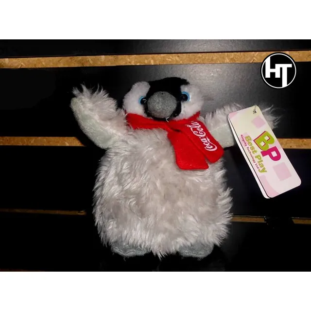 Coca Cola, Pinguino, Peluche, Beast Play, Nuevo, 6 Pulgadas