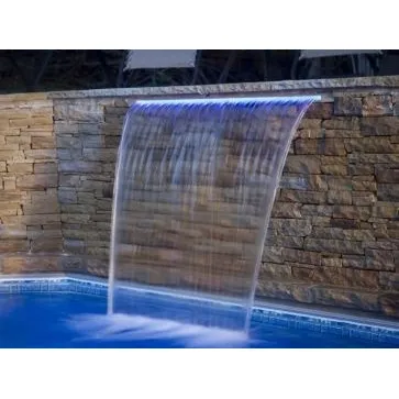 Cascadas 1,20 Fuente Para Piscinas En Fibra De Vidrio 