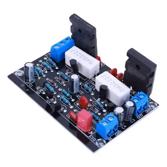 Placa Amplificador De Potencia 100w Audio Hifi 2sa1943 2sc52