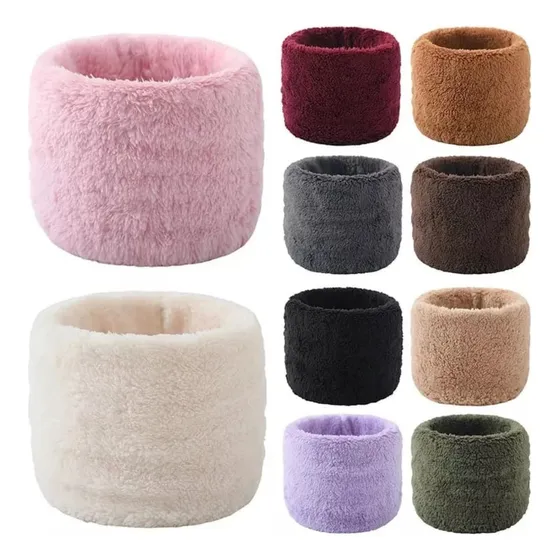 Cubre Cuello Polar Invierno - 12 Unidades Comercial Jl Spa Blanco Unica
