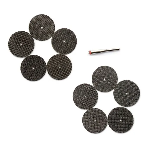 Discos Corte Heavy Duty 32mm + Vastago Dremel Mototool 10pcs