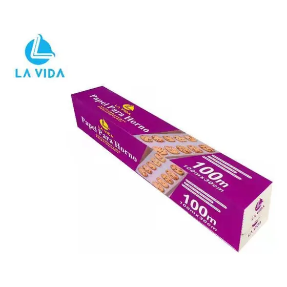 Papel Encerado Parafinado Para Horno Antiadherente 100 Mts