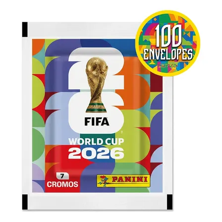 Kit 700 Figurinha Do Álbum Copa Do Mundo 2026- 100 Envelopes