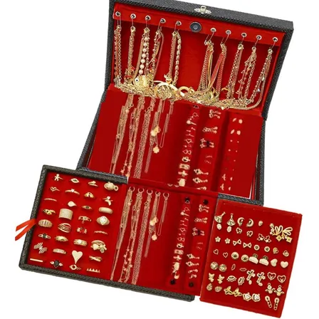 Semi Joias Kit Completo 51 Peças Folheadas Revenda Promoção