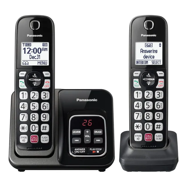 Teléfono Inalámbrico Panasonic Con Contestador Automático, B