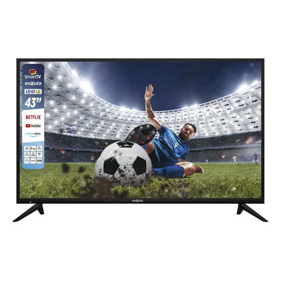 Smart Tv Enxuta Ledenx1243sdf4kl 4k 43  220v Negro