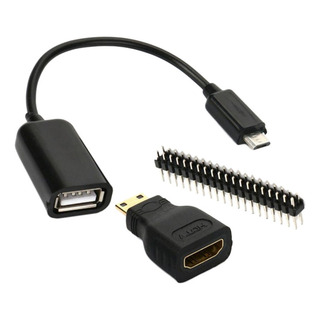 Mini Hdmi Macho A Hdmi Hembra Micro Usb Gpio Para Raspberry Mini Hdmi Macho A Hdmi Hembra Micro Usb Gpio Para Raspberry