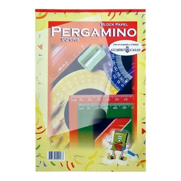 Block Pergamino 1/4