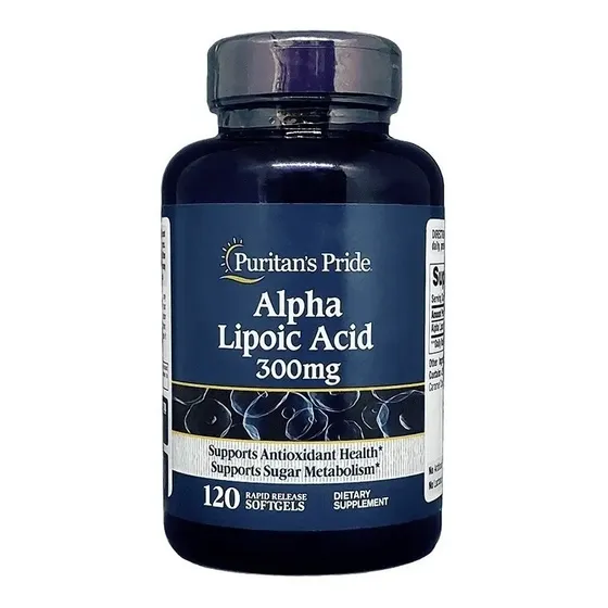 Alpha Lipoic 300 Mg Puritans Pride 120 Caps Gel De Eeuu Sin Sabor | Cuotas sin interés