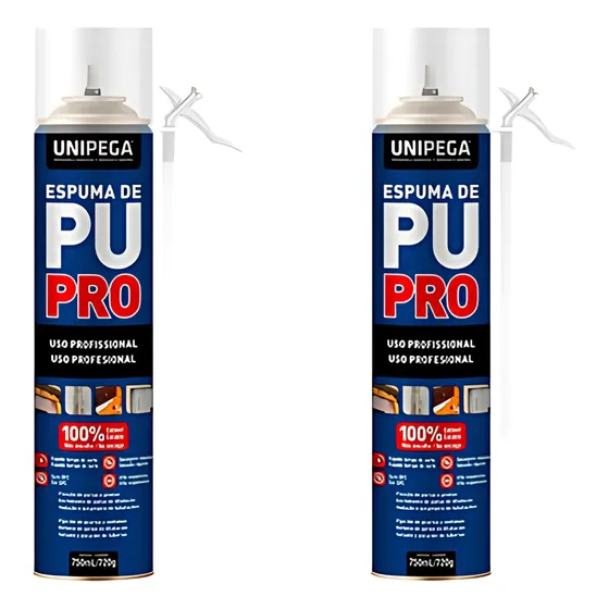 Espuma De Poliuretano Grande 750ml X 2 Unidades