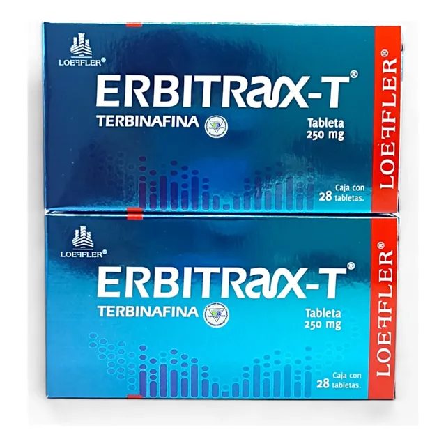 Duo Pack Erbitrax-t Terbinafina 250mg C/28 Tabletas C/u Loef