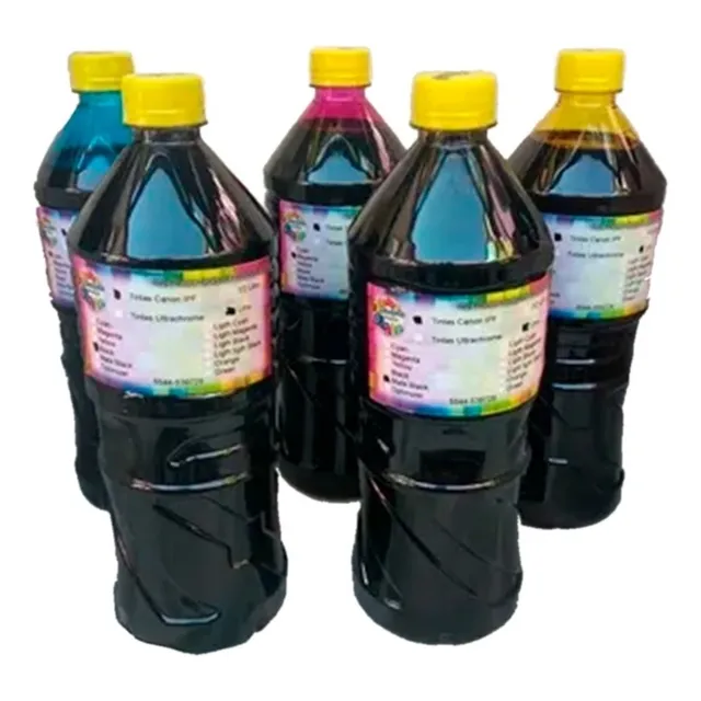 6 Litros Tinta Compatible Para Canon Ipf670/605/700/770