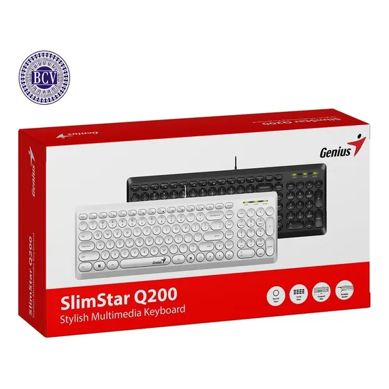 Teclado Alámbrico Genius Slimstar Q200