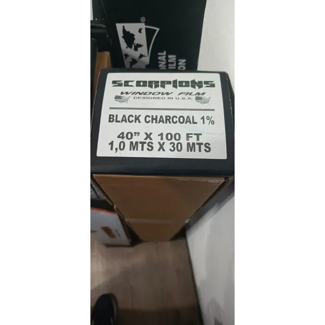 Papel Scorpions Charcol 1% Rollo De 1x30 De Largo