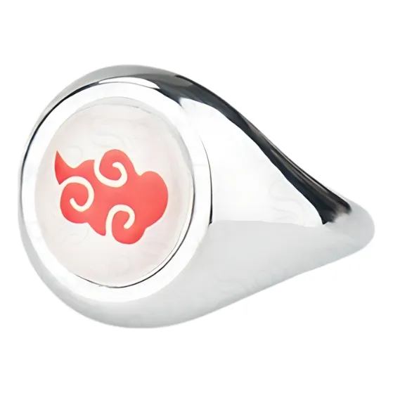 Anillo Nube Roja Akatsuki Naruto Shippuden