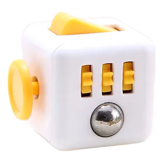 Cubo Mini Fidget Toy Cube Clicker Antiestrés Ansiedad Color