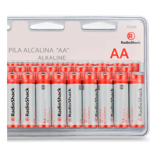 Pilas Alcalinas Aa Radioshack / 36 Piezas | 72169