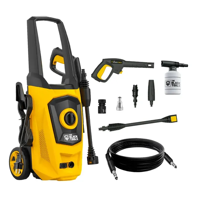Lavadora De Alta Pressão The Black Tools Tblv175 1750psi Potência De 1500w Amarelo 127v 50 Hz/60 Hz