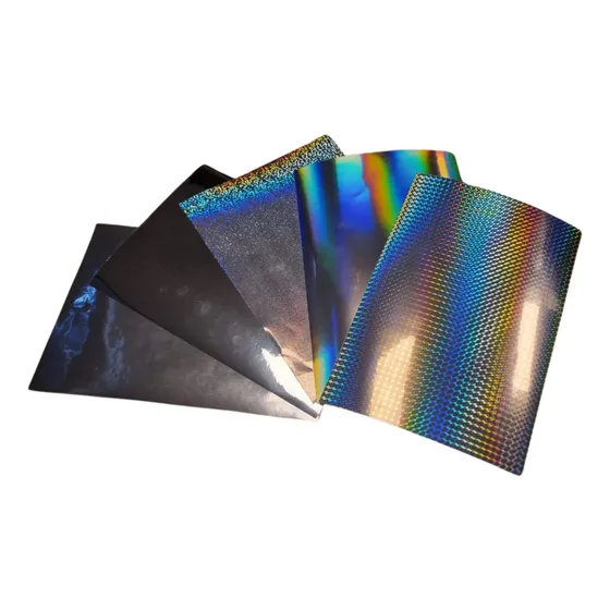 Vinilo Sublimable Autoadhesivo Holográfico Hoja A4 X 10u