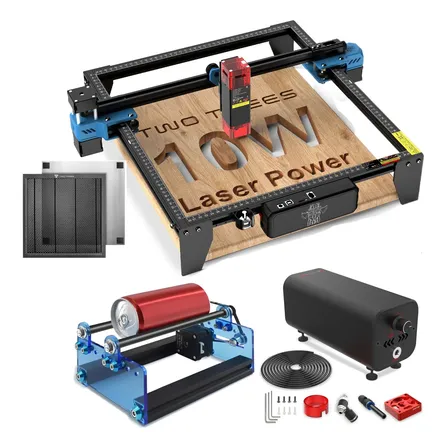 Gravadora Laser Tts-10 Pro + Bomba De Ar + Placca+rotativo 127/220v