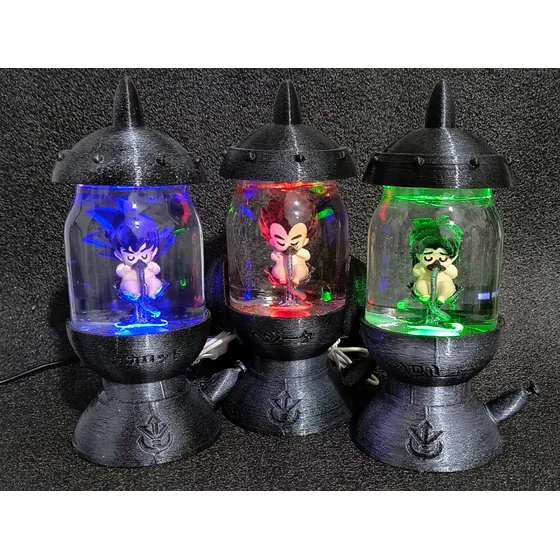 Lámpara Incubadora Goku, Vegeta Y Broly