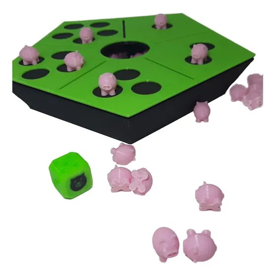 Juego De Mesa Pig Hole - Impresion 3d