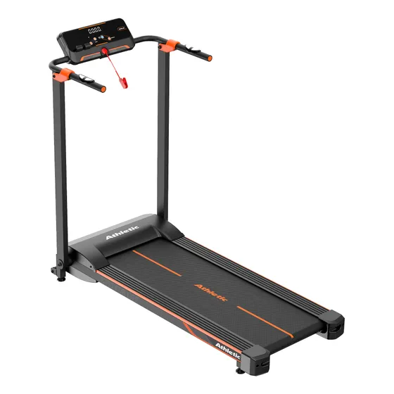 Cinta Para Correr Athletic Cinta Caminadora Electrica - Usuario 110 Kg - Vel 10 Km/h - Plegable - 12 Programas De Entrenamiento