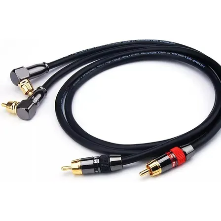 Cable Audio 0.75mpara Hifi Cobre Ofc Conectores Rca In Y Out
