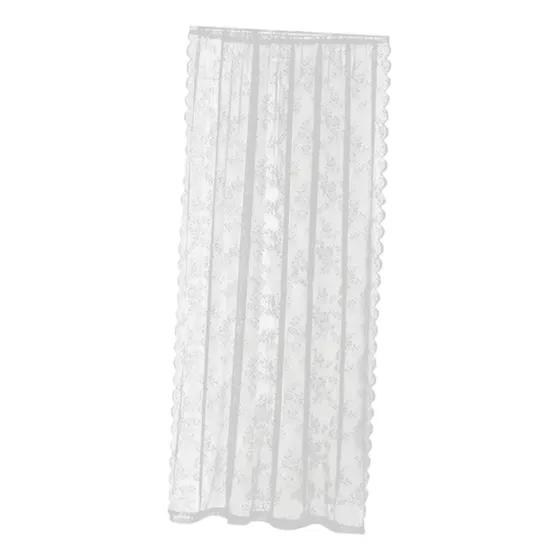 Cortina De Encaje Para Ventana, Panel De 140 Cm De Altura