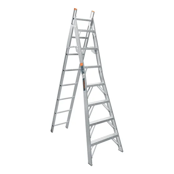 3 Pzas Escalera Convertible, Tipo Ll, 15 Escalones, Truper