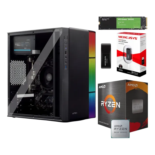 Pc Gamer Ryzen 7 5700g 8 Core Ram 64gb Ddr4 1 Tb Ssd Wi-fi