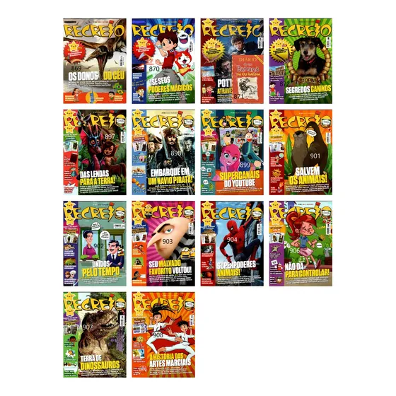 Kit 3 Revistas Recreio Com Brinde