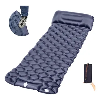 Colchonete Grosso Camping Isolante Termico Inflavel 1.9x60cm Colchonete Grosso Camping Isolante Termico Inflavel 1.9x60cm