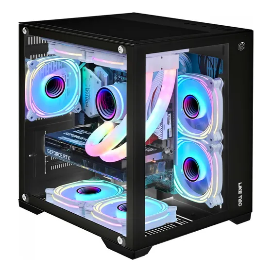 Pc Gamer Ryzen 5 5500 Rtx 4060 32gb Ram Ssd 1tb Wc 240mm