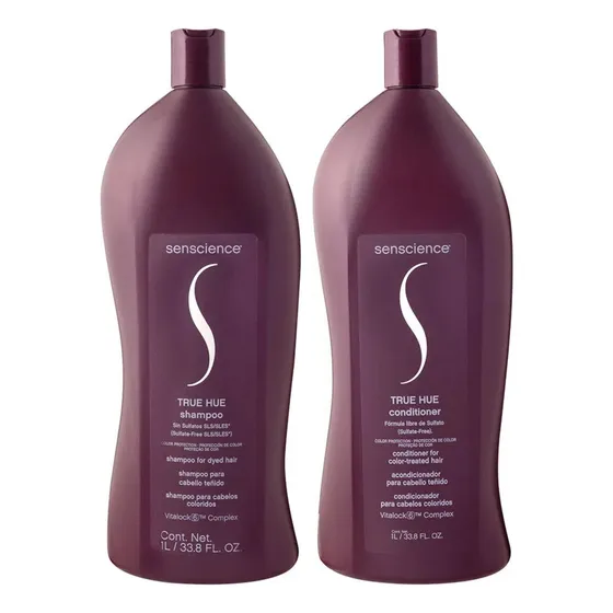 Senscience True Hue Shampoo 1000ml + Condicionador 1000ml