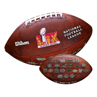 Bola Futebol Americano Wilson Nfl Super Bowl Lix Throwback Bola Futebol Americano Wilson Nfl Super Bowl Lix Throwback