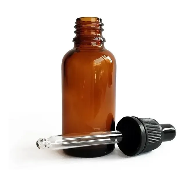 Envase De Vidrio Ambar Con Gotero 50 Ml - Ml A $56
