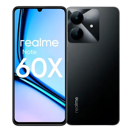Celular Realme Note 60x Dualsim 128gb Preto 4+8gb Ram Global Preto