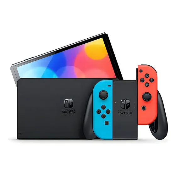 Consola Nintendo Switch Modelo Oled Neón Color Rojo | Cuotas sin interés