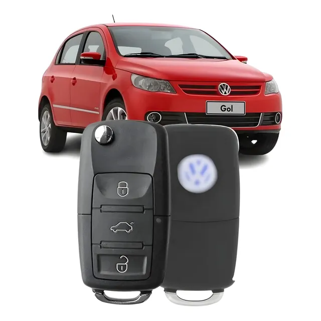 Chave Canivete Gol G4 G5 Fox Polo Golf Jetta Vw Oca Até 2013
