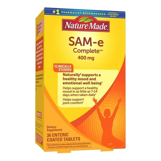 Nature Made Sam-e Complete 400 Mg Estado De Animo 36 Pzas Sin Sabor