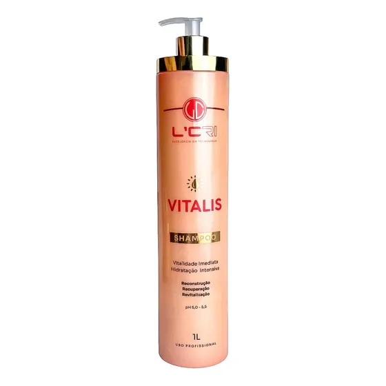 Shampoo Vitalis L'cri Cosméticos 1l