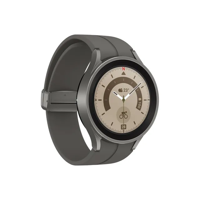 Smartwatch Samsung Galaxy Watch 5 Pro 45mm Super Amoled Gris Color del bisel Transparente