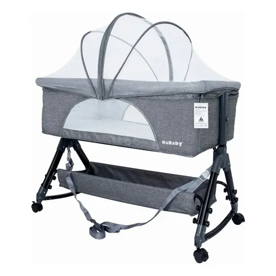 Berço Portátil Moises Co-bed Até 9kg C/Balanço Mosquiteiro e Cesto Luna - KaBaby