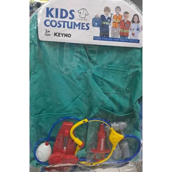 Traje Doctor Niños Medico Disfraz Kids Juego