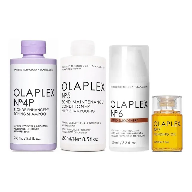 Olaplex N°4p + N° 5+ N°6+ N°7 Tratamiento Para Cabello Rubio