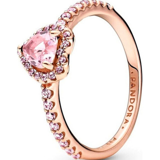 Anillo Corazón Relieve Rosa Incluye Kit De Regalo Anillo Anillo Corazón Relieve Rosa Incluye Kit De Regalo Anillo