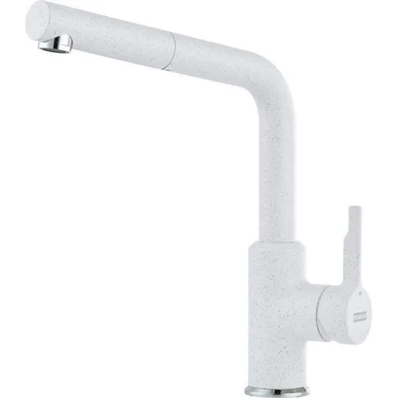 Grifo Cocina Rociador Franke Urban Doccia Fragranite Blanco Acabado Texturado
